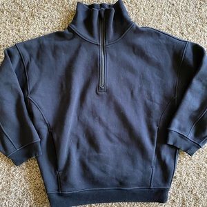 Lululemon Thick Fleece Half Zip (Black XS/S)